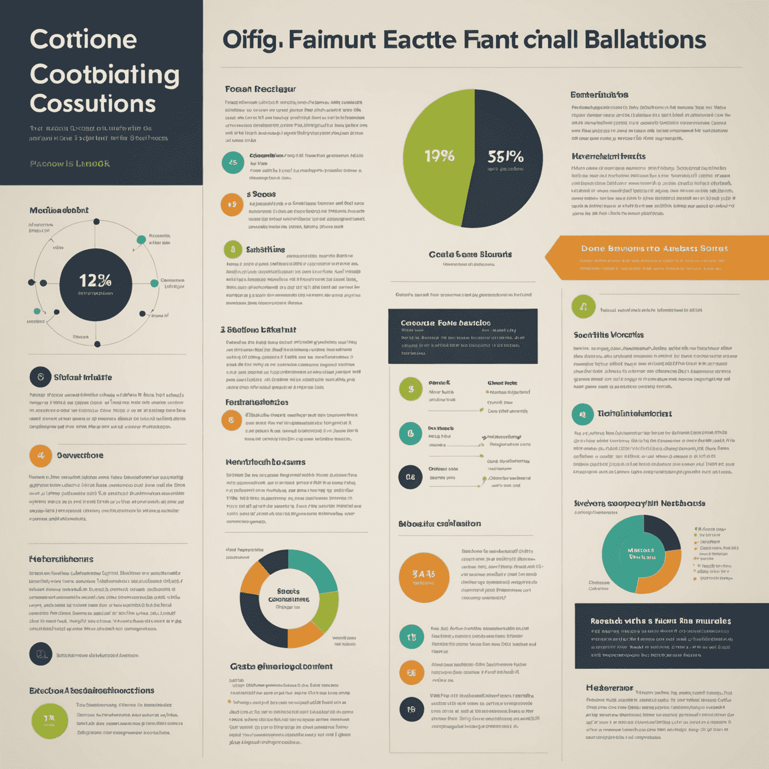 Infografía mostrando ejemplos de combinaciones efectivas de fuentes, con anotaciones sobre por qué funcionan bien juntas